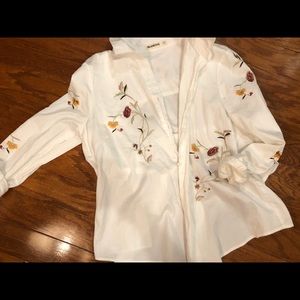 Floral Embroidered Blouse